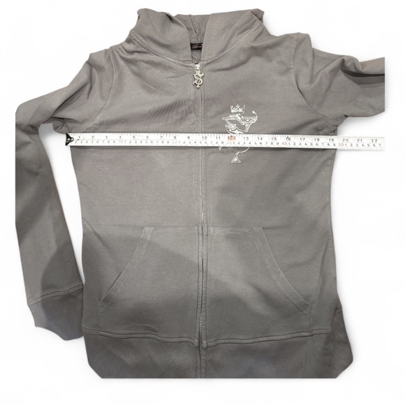 Seven7 Zip-Up Hoodie – Gray – Size L - Picture 8 of 8
